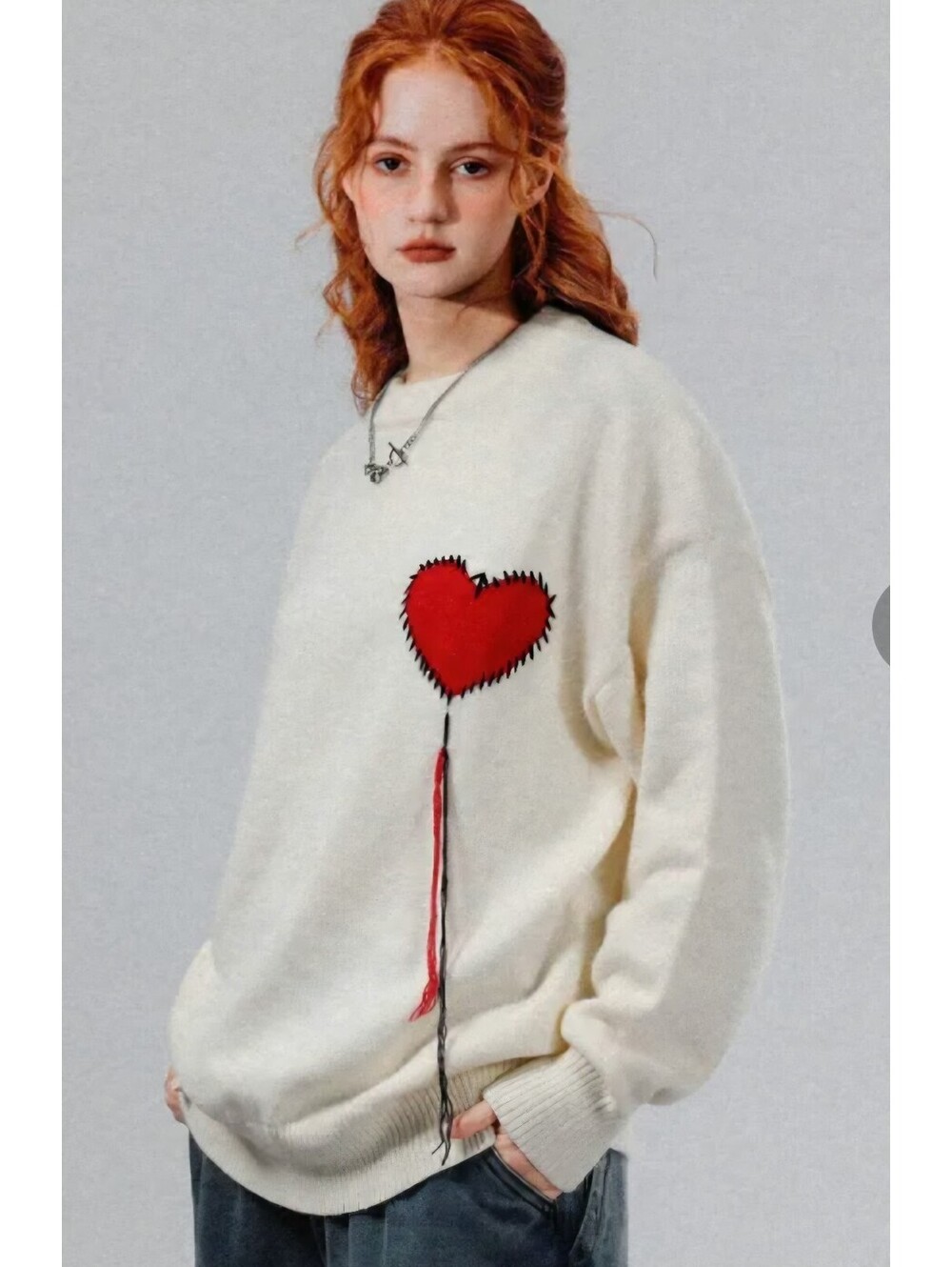 Aelfric Eden Heart Choice Knit Sweater. Size S